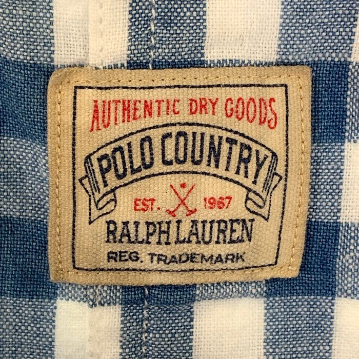 POLO COUNTRY RALPH LAUREN ポロカントリ－ ラルフローレン ギンガムチェック ワークシャツ Size XXL 福生店