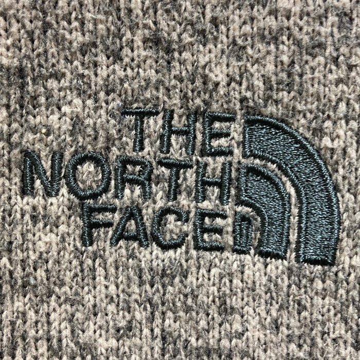 THE NORTH FACE ノースフェイス ハーフジップ プルオーバー トップ ニット 内フリース グレー Size M 瑞穂店