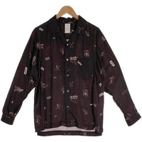Name. ネーム 17AW STUDIOUS別注 長袖 オープンカラーシャツ ブラック Size 1 福生店