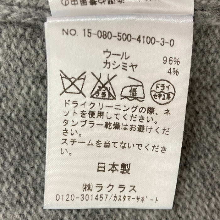 MUSE de Deuxieme Classe ミューズドゥドゥーズィエムクラス 15-080-500-4100-3-0 カシミヤ混 タートルネックセーター グレー size不明 瑞穂店