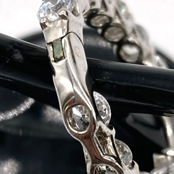 gift from New York ギフトフロムニューヨーク フルエタニティ フープピアス シルバー925 プラチナコーテイング 瑞穂店