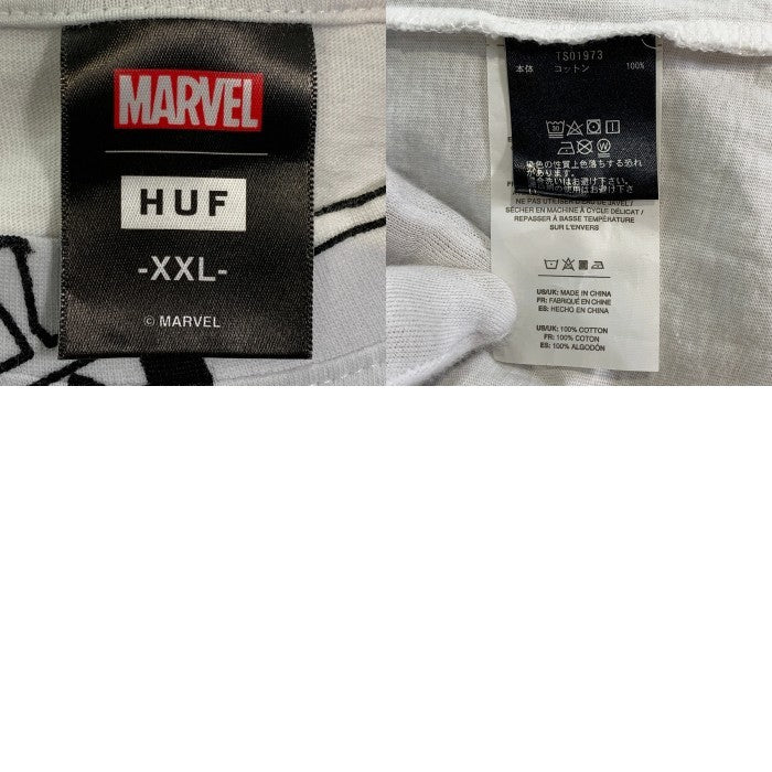 HUF ハフ MARVEL HULK Gamma S/S Tee マーベル ハルク プリントTシャツ ホワイト TS01973 Size XXL 福生店