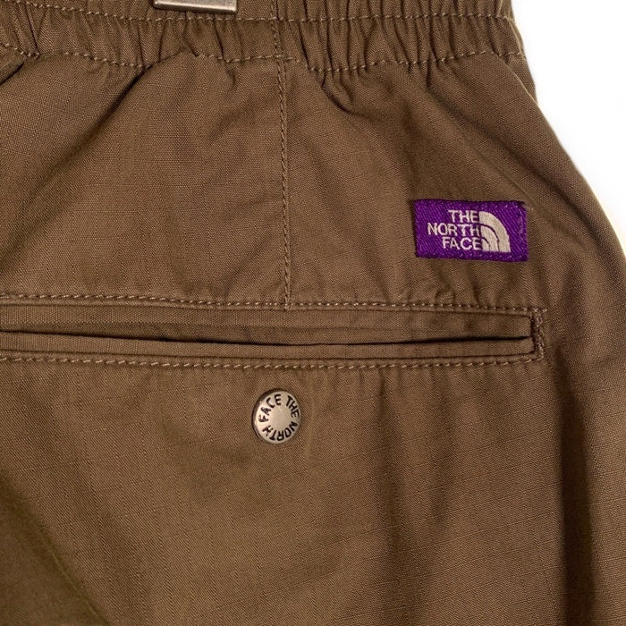 THE NORTH FACE ノースフェイス PURPLE LABEL パープルレーベル Ripstop Shirred Waist Pants リップストップ パンツ ブラウン NT5951N Size 34 福生店