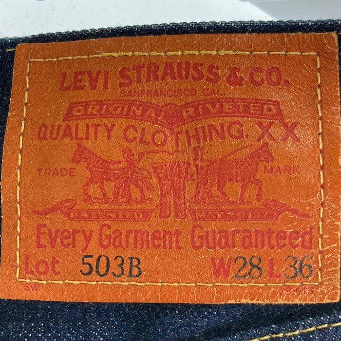 LEVI'S リーバイス 503B-XX 復刻 日本製 インディゴ sizeW28 瑞穂店