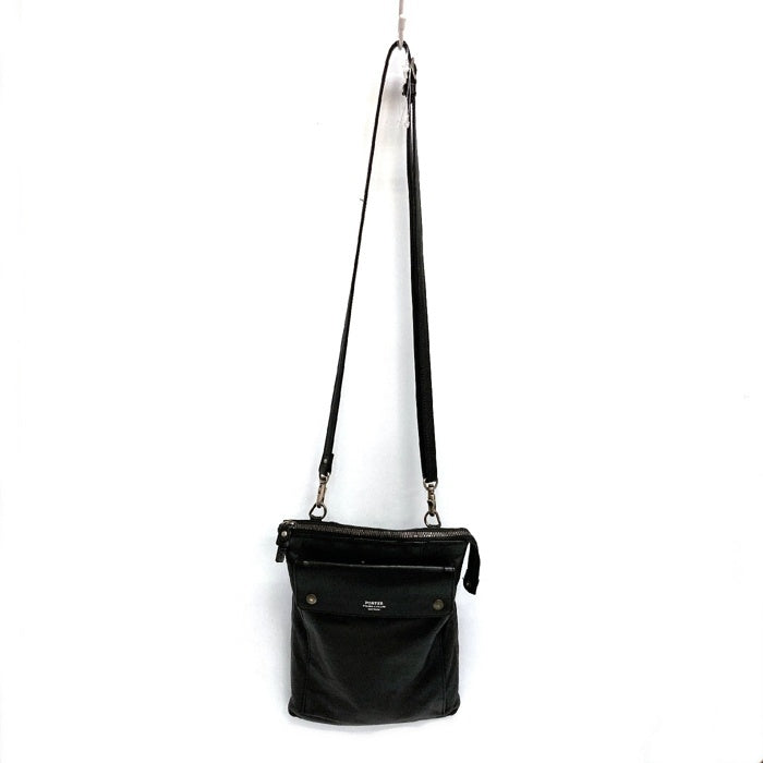 PORTER ポーター ランブラー レザー ショルダーバッグ ブラック 瑞穂店