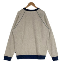 patagonia パタゴニア Reversible Shearling Crew リバーシブルシアリング クルーネックスウェットトレーナー ボア アッシュグレー ネイビー Size XL相当 福生店