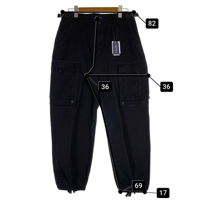 NAUTICA ノーティカ FREAK'S STORE フリークスストア リップストップ ストレートカーゴパンツ ブラック 10-43-2075-00366-1695 Size M 福生店