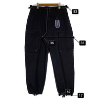 NAUTICA ノーティカ FREAK'S STORE フリークスストア リップストップ ストレートカーゴパンツ ブラック 10-43-2075-00366-1695 Size M 福生店