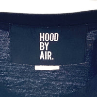 HOOD BY AIR フッドバイエアー マップ柄 ブラック ロングTシャツ sizeL 瑞穂店