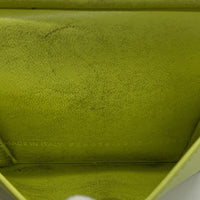 BALENCIAGA バレンシアガ レザーウォレット 二つ折り財布 ブラック イエロー 664038 福生店