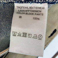 Traditional Weatherwear トラディショナルウェザーウェア L232CIFPT0209EM カラー ブロックパンツ デニム インディゴ sizeS 瑞穂店