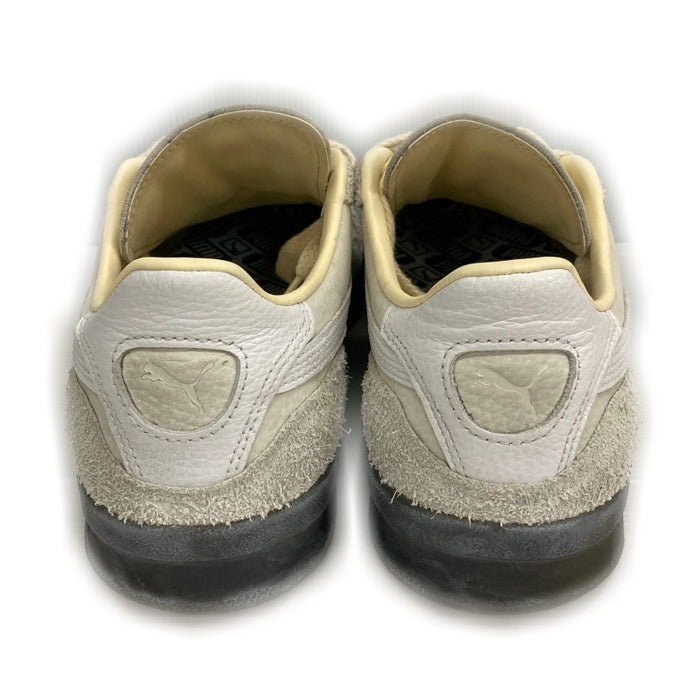 PUMA プーマ Indoor PRM インドア プレミアム スウェードローカットスニーカー ライトグレー クリーム 398179-01 Size 27cm 瑞穂店