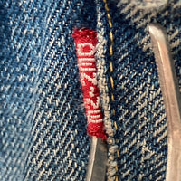 DENIME ドゥニーム 推定旧ドゥニーム コインポケット耳付き Vステッチ 月桂樹ボタン セルビッジ デニムパンツ ライトインディゴ size- 瑞穂店