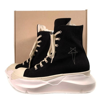 DRKSHDW ダークシャドウ リックオウエンス ABSTRACT SNEAK アブストラクト ハイカットスニーカー ブラック ミルク DU01E3840 DOEM9 Size 42 福生店