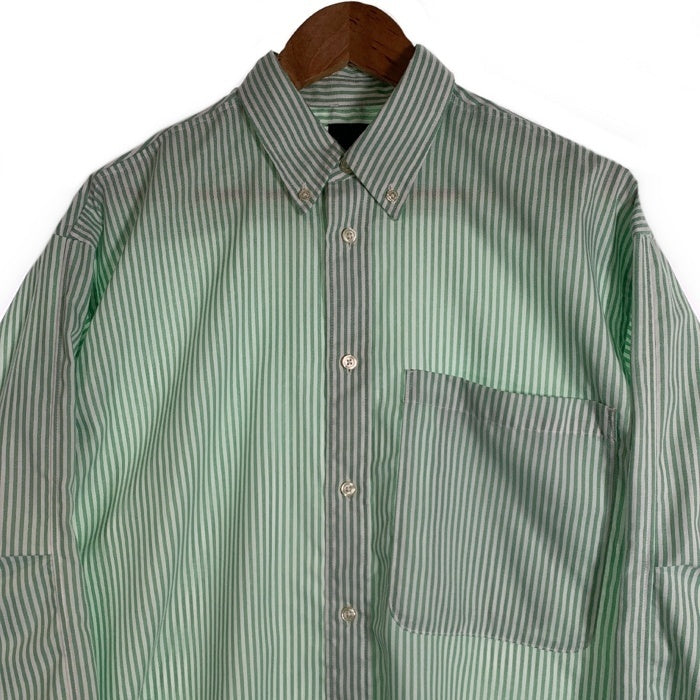DAIWA PIER39 ダイワピアサーティナイン TECH BUTTON DOWN SHIRT L/S OXFORD テック ボタンダウンシャツ ロングスリーブ オックスフォード グリーン BE-86023 Size JP M 福生店