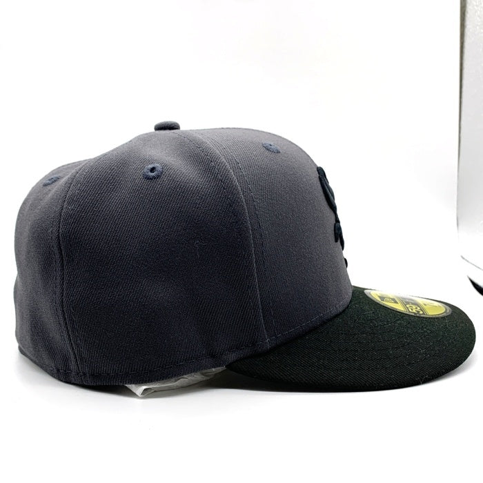 New Era ニューエラ Chicago White Sox シカゴホワイトソックス 59FIFTY ベースボールキャップ チャコール ブラック Size 7 1/8 (56.8cm) 福生店