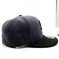 New Era ニューエラ Chicago White Sox シカゴホワイトソックス 59FIFTY ベースボールキャップ チャコール ブラック Size 7 1/8 (56.8cm) 福生店