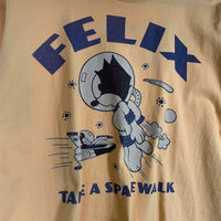 TOYS McCOY トイズマッコイ FELIX THE CAT SPACEWALK プリントTシャツ イエロー TMC2439 Size L 福生店