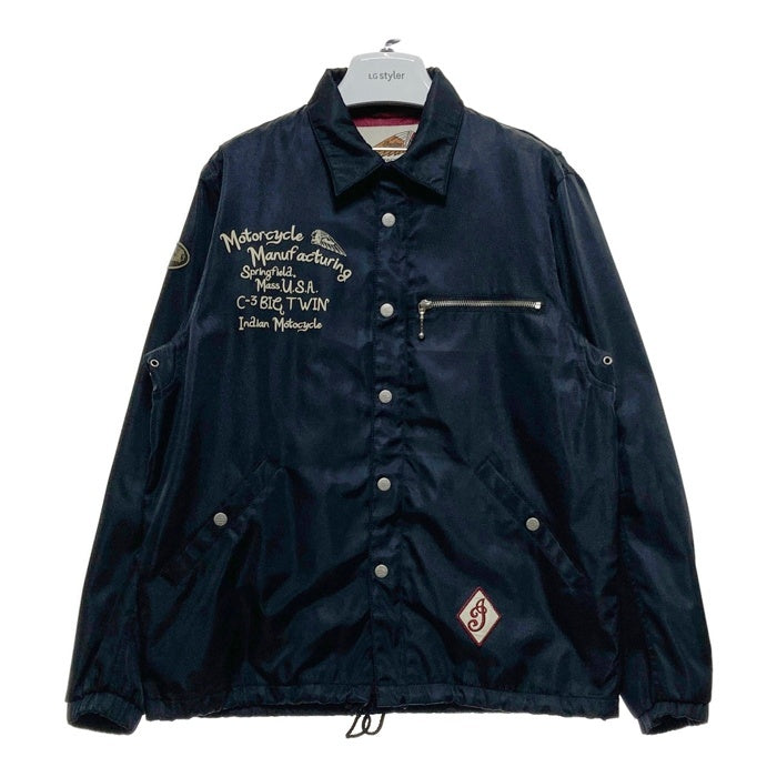 INDIAN MOTOCYCLE インディアン モトサイクル 01M-080 ナイロン ブルゾン ブラック sizeM 瑞穂店
