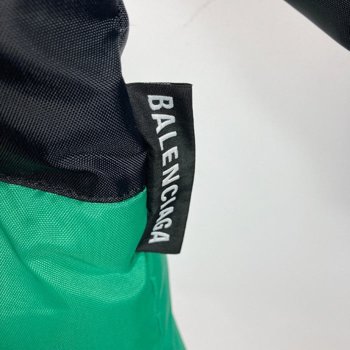 BALENCIAGA バレンシアガ 533912 ダウンジャケット グリーン×ブラック sizeXL 瑞穂店