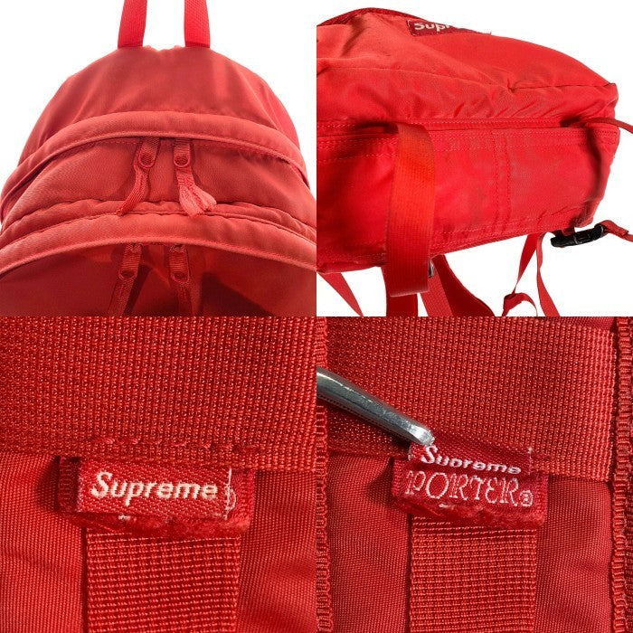 SUPREME シュプリーム 08SS PORTER ポーター Backpack バックパック リュック レッド 代官山10周年記念 ドラムバッグ欠品 福生店