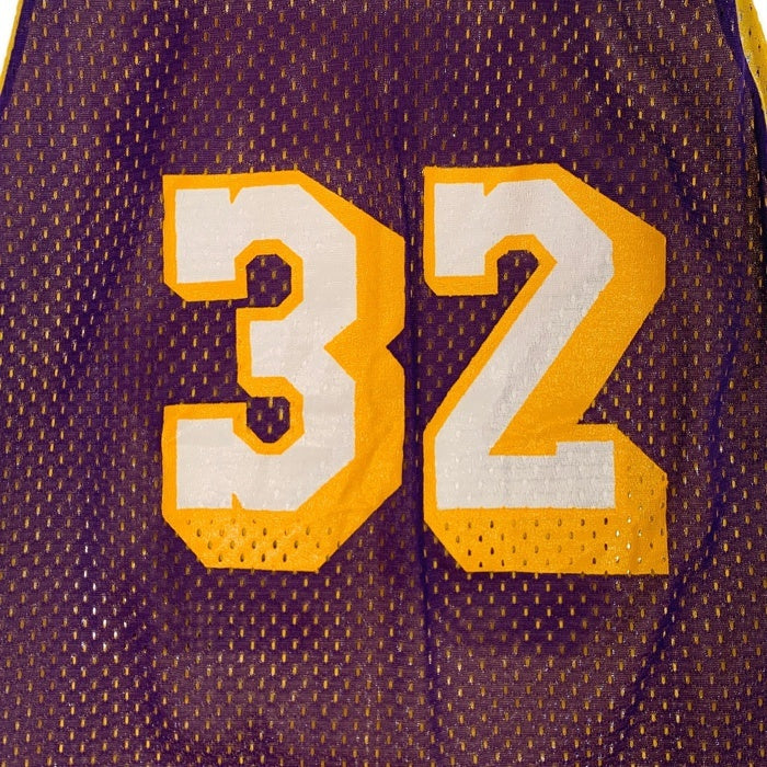 80's Sand-Knit NBA ロサンゼルス・レイカーズ マジックジョンソン 32 メッシュ ゲームシャツ パープル Size S 福生店