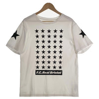 F.C.Real Bristol エフシーレアルブリストル 19AW 42 STARS TEE プリントTシャツ ホワイト FCRB-192071 Size M 福生店