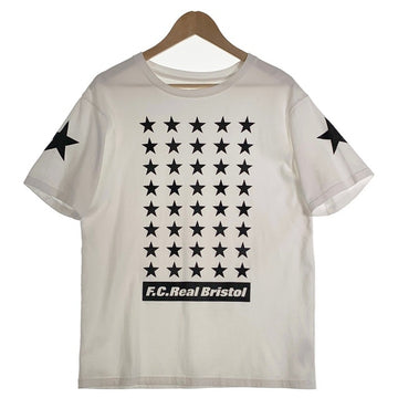 F.C.Real Bristol エフシーレアルブリストル 19AW 42 STARS TEE プリントTシャツ ホワイト FCRB-192071 Size M 福生店