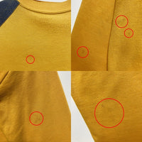 Levi's リーバイス イタリア製 肩デニム切替 スウェットトレーナー イエロー sizeL 瑞穂店