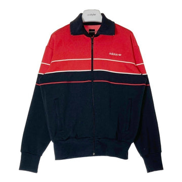 00's adidas アディダス 773324 ボーダー トラックジャケット レッド ブラック SizeL 瑞穂店