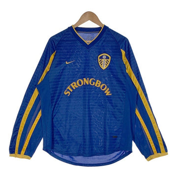 NIKE ナイキ LUFC STRONGBOW ロングスリーブ ゲームシャツ ブルー DRI-FIT Size M 福生店