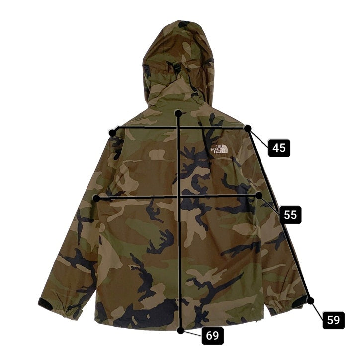 THE NORTH FACE ノースフェイス NOVELTY DOT SHOT JACKET ドットショットジャケット ナイロン ウッドランドカモ NP61535 Size S 福生店