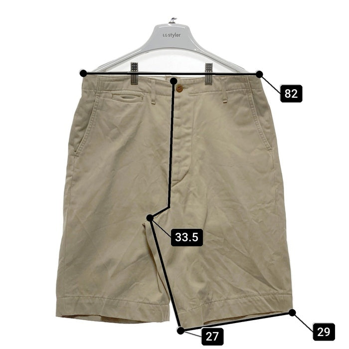 BUZZ RICKSON'S バズリクソンズ U.S.ARMY チノトラウザーショーツ ショートパンツ ベージュ Ｍ品番 Size w82cm 瑞穂店