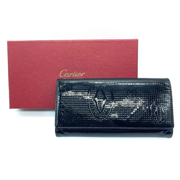 Cartier 紺　レザー 長財布 ファッション通販のNY.ONLINE