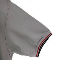 FRED PERRY フレッドペリー Tip Line Polo 半袖ポロシャツ コットンピケ グレー FPP732 日本製 Size L 福生店