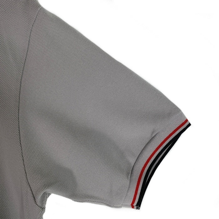 FRED PERRY フレッドペリー Tip Line Polo 半袖ポロシャツ コットンピケ グレー FPP732 日本製 Size L 福生店