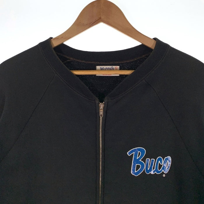 The Real McCOY'S リアルマッコイズ Buco ブコ ジップアップ スウェットカーディガン ブラック Size L 福生店