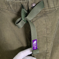 THE NORTH FACE PURPLE LABEL ノースフェイス パープルレーベル Corduroy Wide Tapered Pants コーデュロイワイドテーパードパンツ NT5155N Size 34 福生店