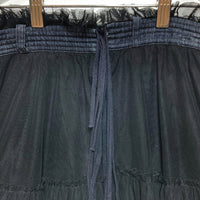 DIESEL ディーゼル フリル デニム切替 ミニスカート ブラック sizeS 瑞穂店