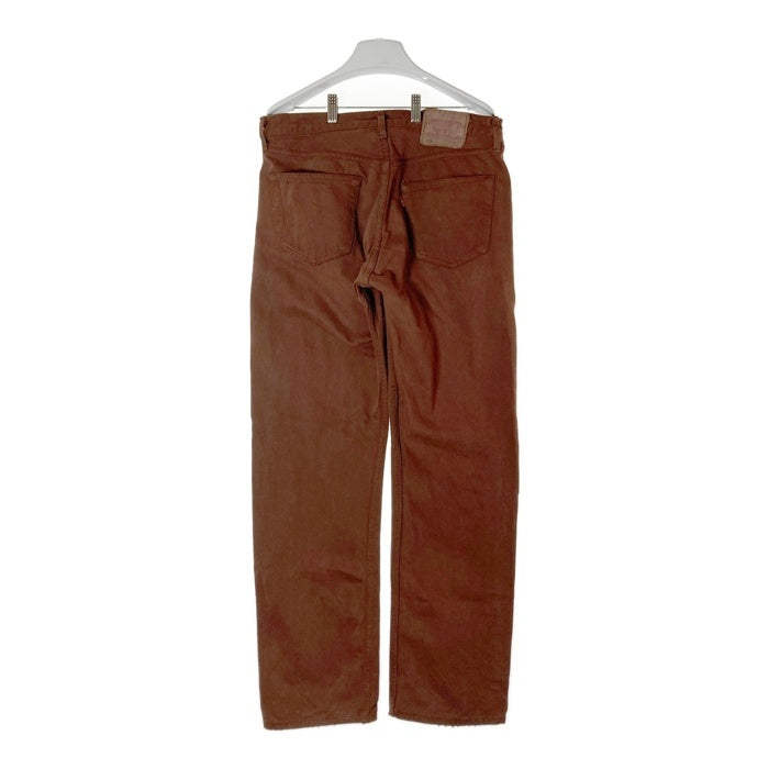 Levi'sリーバイス 501 後染め 90s フランス製 ボタン裏275 カラーデニムパンツ ブラウン sizeW34 瑞穂店
