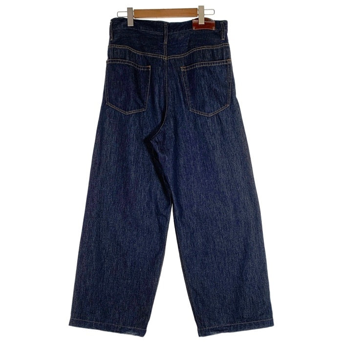 DRIES VAN NOTEN ドリスヴァンノッテン タック デニム ワイドパンツ インディゴ Size 31 福生店