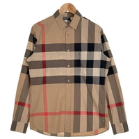 BURBERRY バーバリー 長袖 チェックシャツ ベージュ 8010213 Size M 福生店