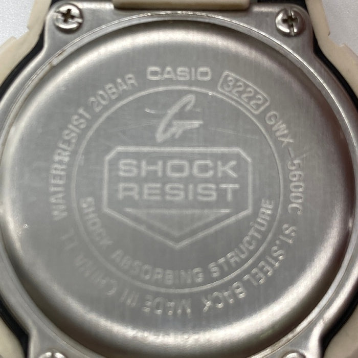 CASIO カシオ G-SHOCK ジーショック GWX-5600C TOUGH SOLAR タフソーラー デジタル 腕時計 ホワイト 瑞穂店