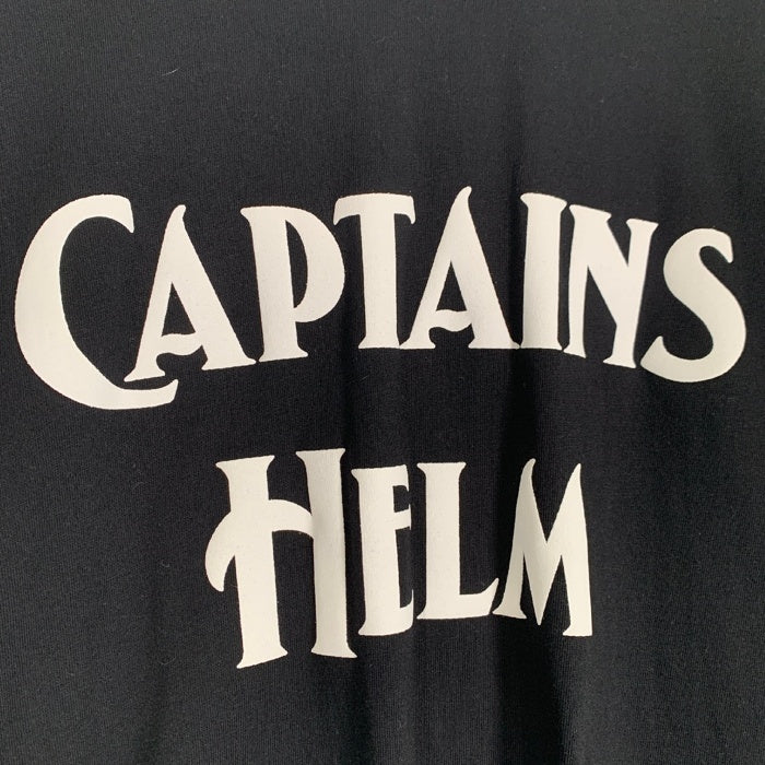 CAPTAINS HELM キャプテンズヘルム NEW STANDARD LOGO L/S TEE ロゴプリント ロングスリーブTシャツ ブラック CH24-SP-T01 Size L 福生店