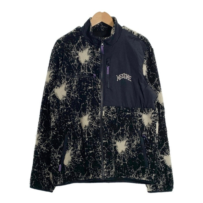 WELCOME SKATEBOARDS ウェルカムスケートボード Shattar Full-Zip Sherpa Fleece ボアフリースジャケット ジップアップ ブラック Size L 福生店