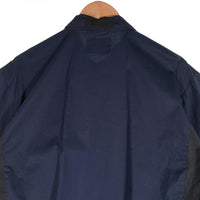 zucca ズッカ コットン ショートスリーブシャツ スナップボタン 脇下ベロア切替 半袖 ネイビー 日本製 CZ84FK504 Size M 福生店
