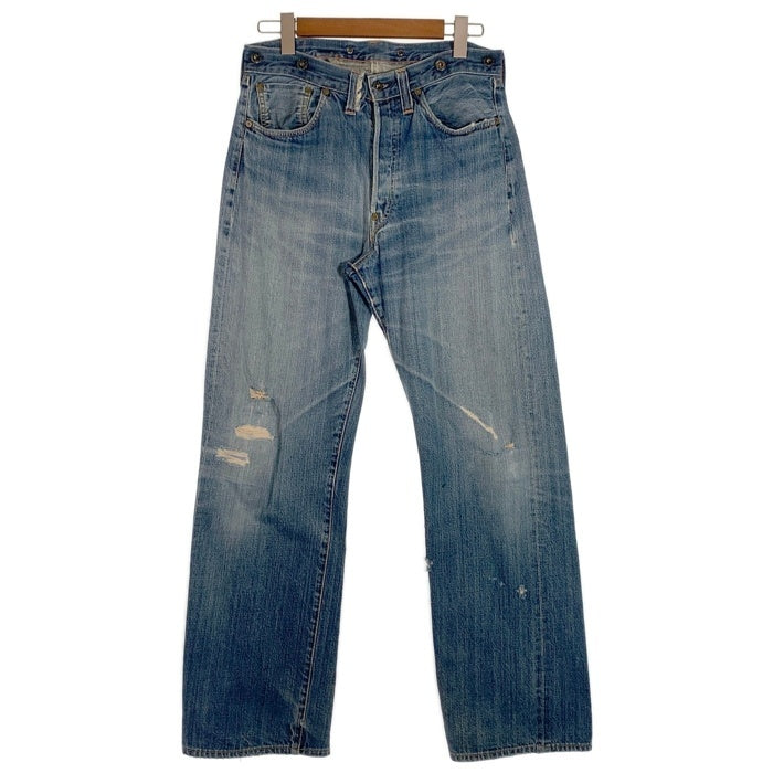 90's Levi's リーバイス 201 ボタン裏555 シンチバック ボタンフライ 赤耳 青耳 セルビッチ デニムパンツ 20201-0020 USA製 Size W34 L36 福生店