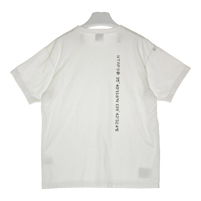 WTAPS ダブルタップス 19SS 191ATDT-CSM13 GPS DESIGN TEE デザイン Tシャツ ホワイト size01 瑞穂店