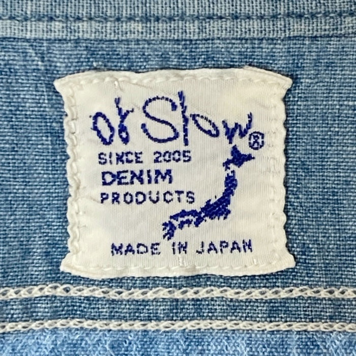 Orslow オアスロウ シャンブレー デニム ワークシャツ ライトインディゴ sizeL 瑞穂店