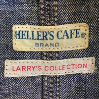 HELLER'S CAFE ヘラーズカフェ WAREHOUSE ウエアハウス LARRY'S COLLECTION 1950's Military Art Coverall カバーオール インディゴ size38 瑞穂店